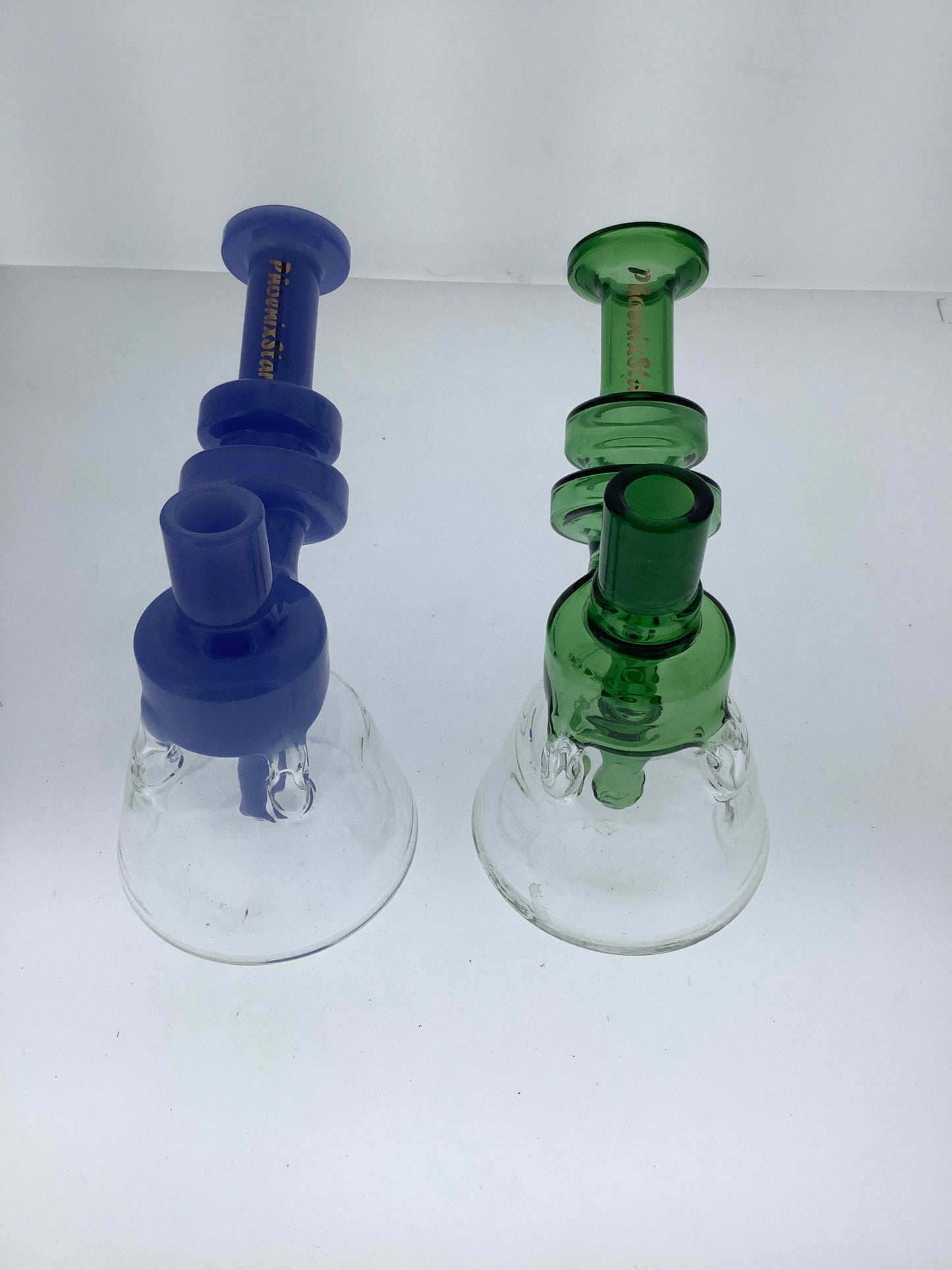 7" Half Color Recycler w/ Bent Neck