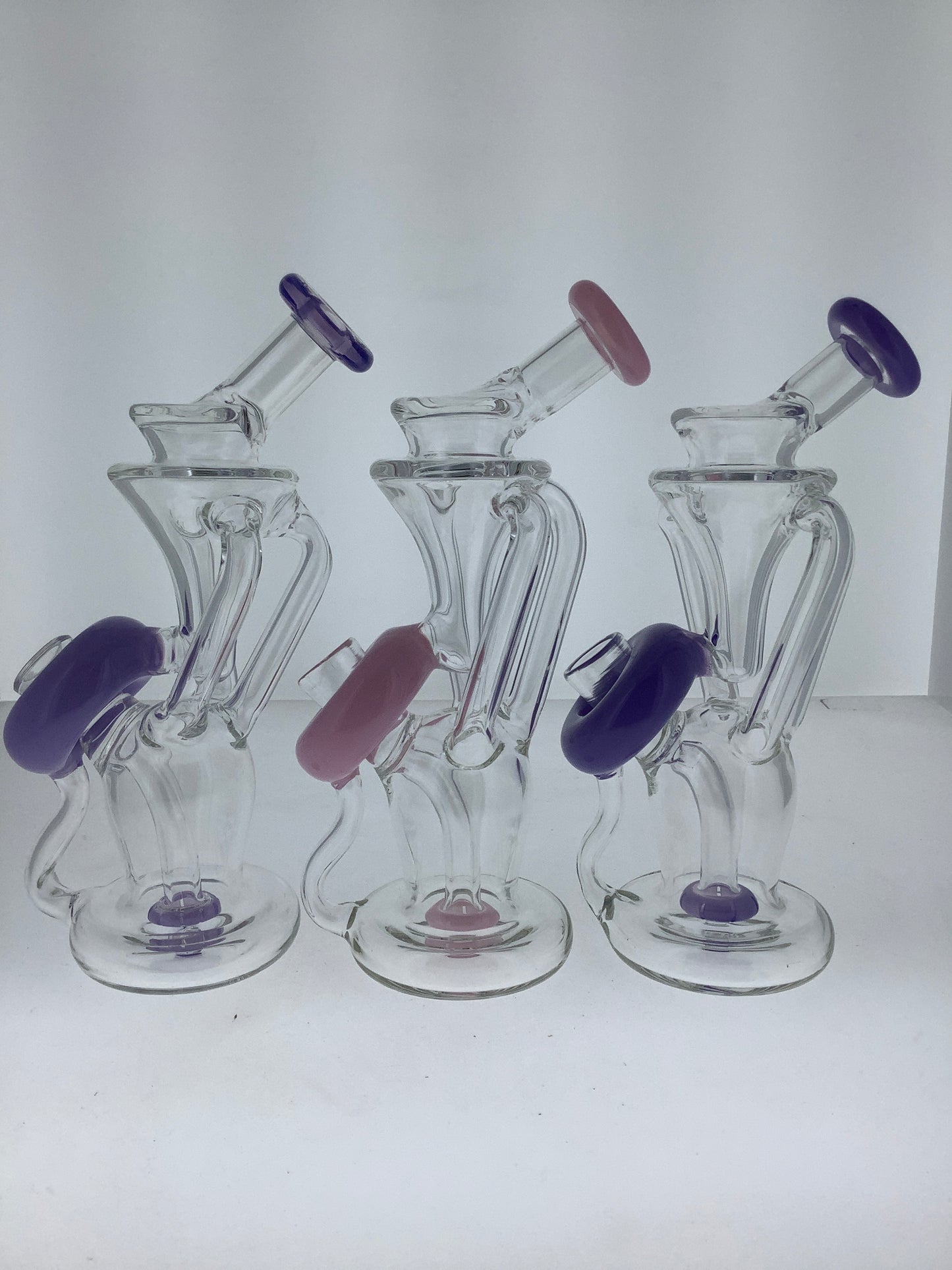 7" Color Donut Recycler w/ Showerhead Perc