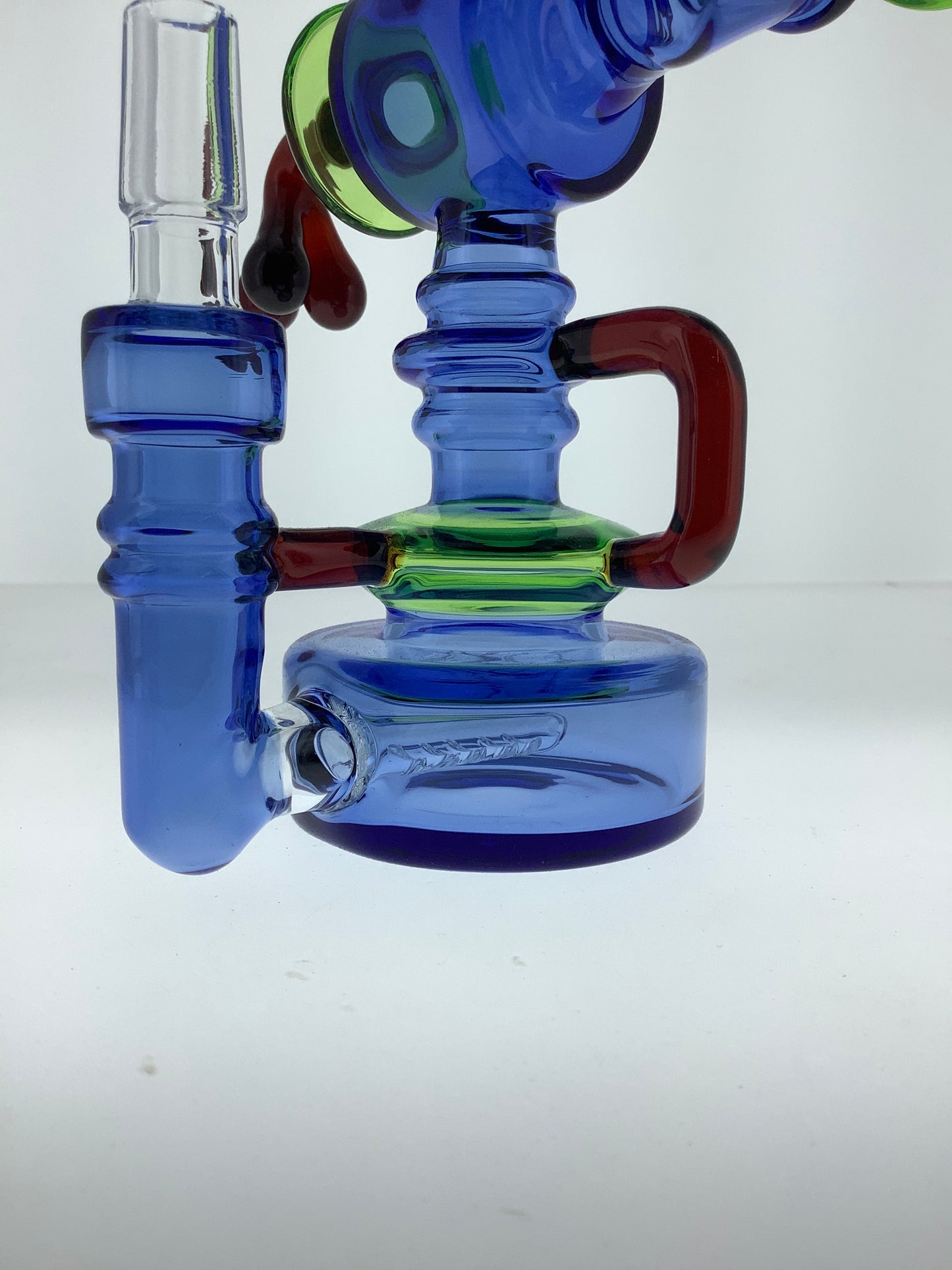 6" Full Color Paint Drip Male Rig