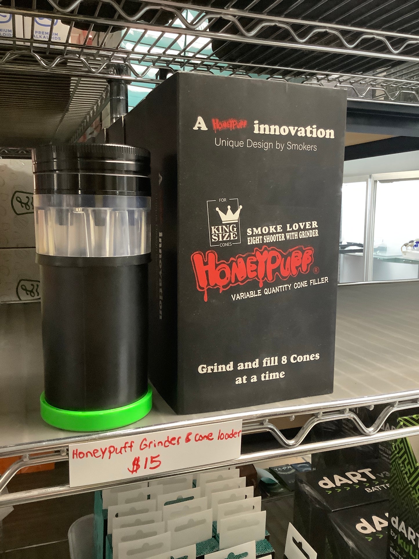 Honeypuff Grinder & Cone Loader