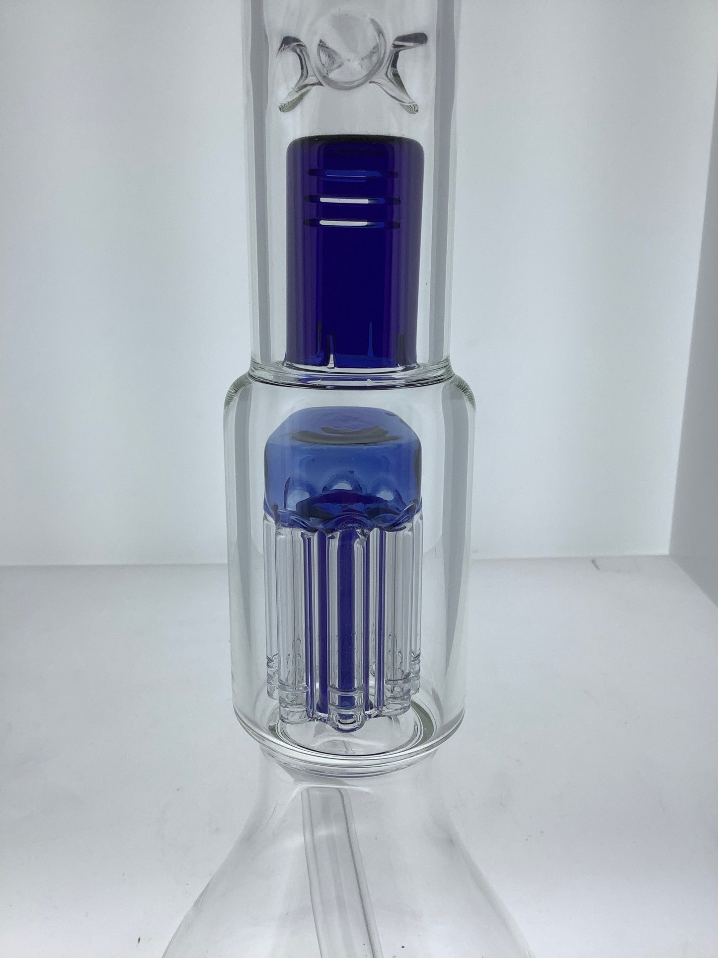 14" Phoenix Star Beaker w/ Color Splash Guard & Tree Arm Perc