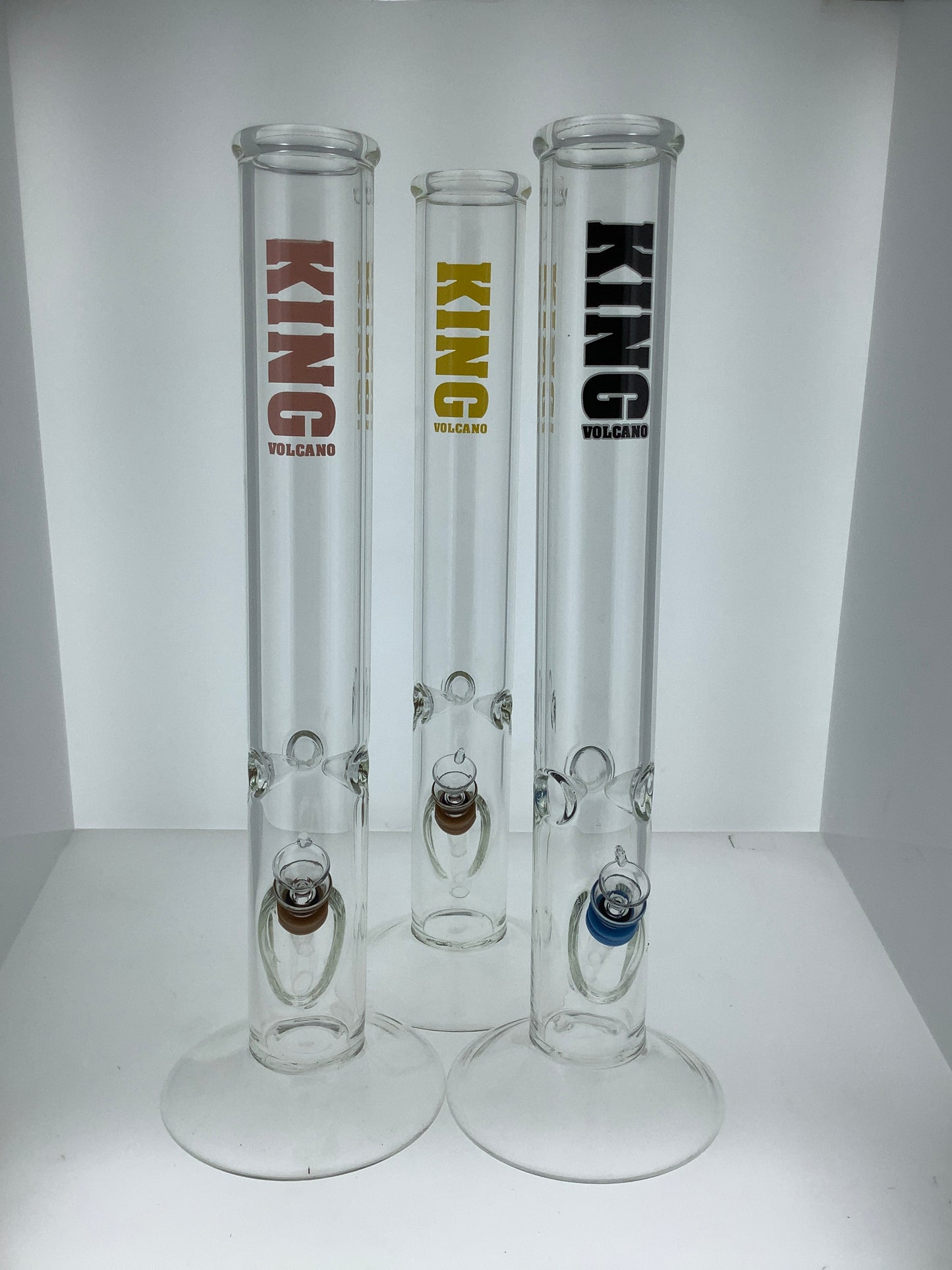 King Volcano 15" 9mm Straight Tube w/ Ice Catch
