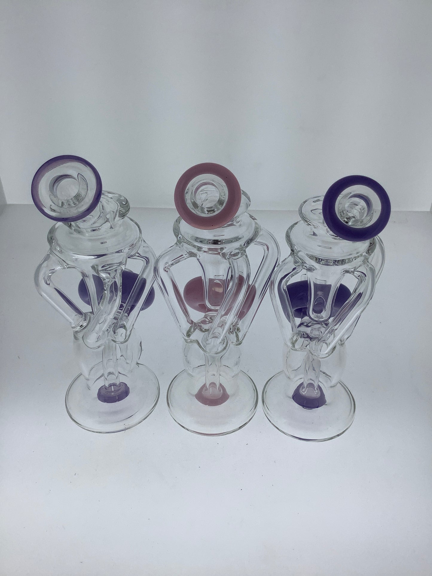 7" Color Donut Recycler w/ Showerhead Perc