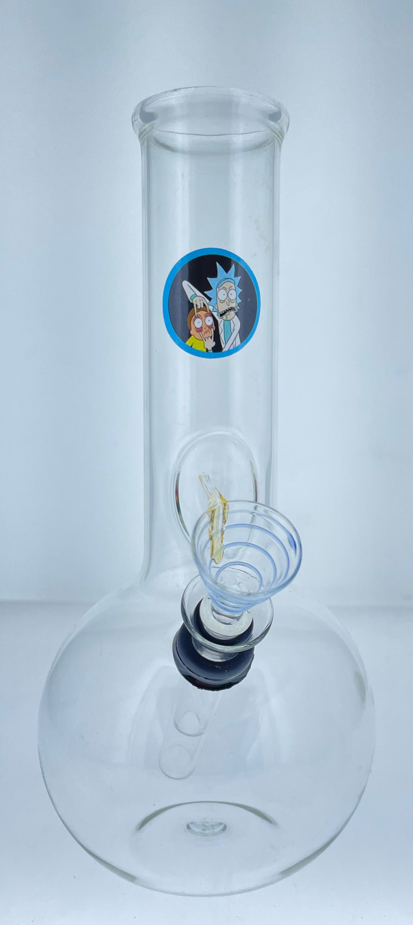 8" Graphic Bubble Beaker With Ice Catcher