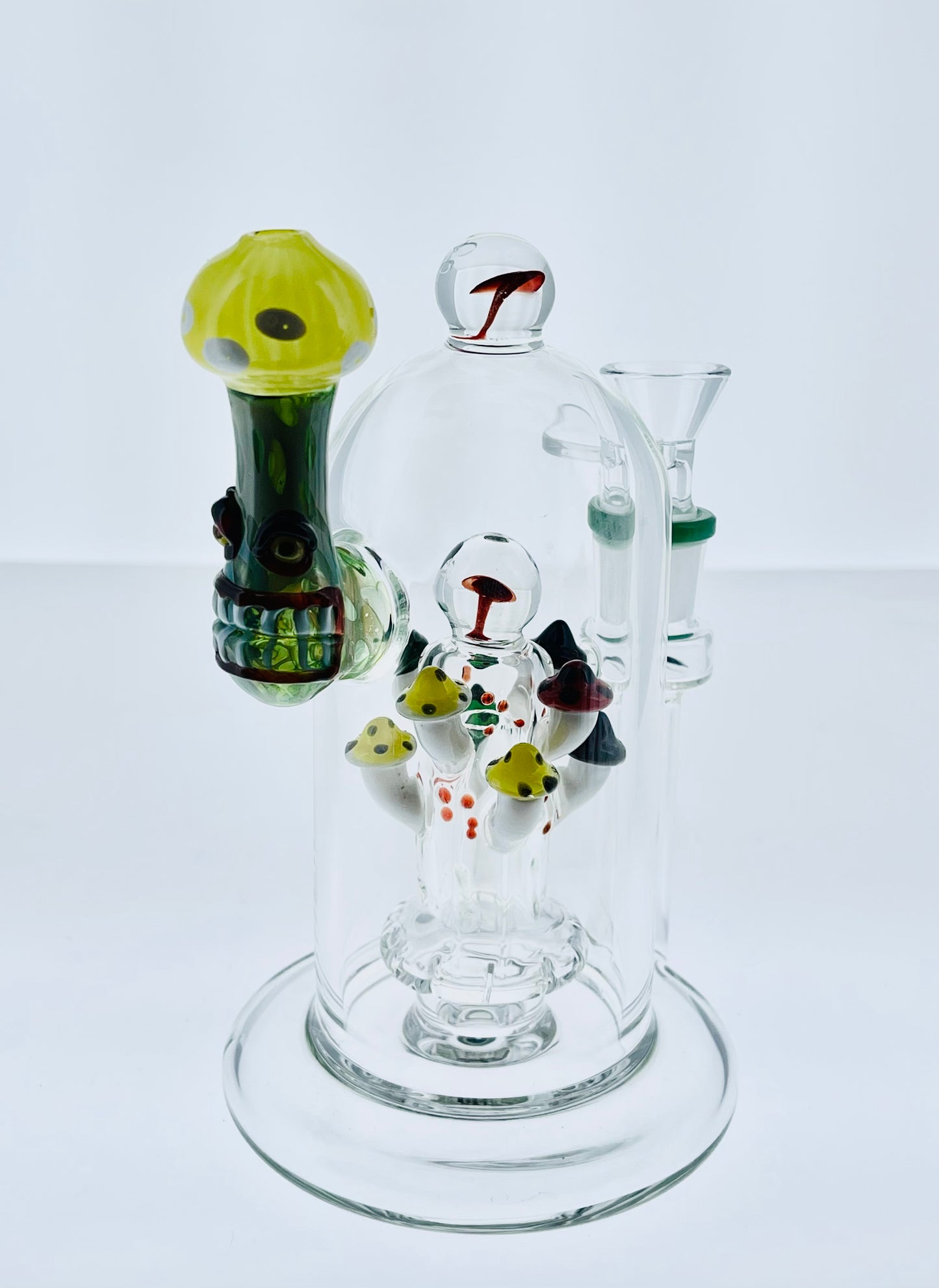 7" Mushroom Bottle Rig w/ UFO Perc