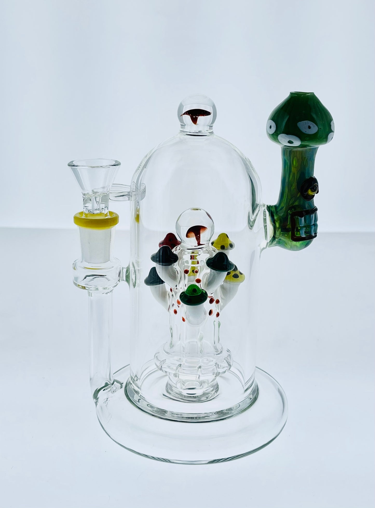 7" Mushroom Bottle Rig w/ UFO Perc