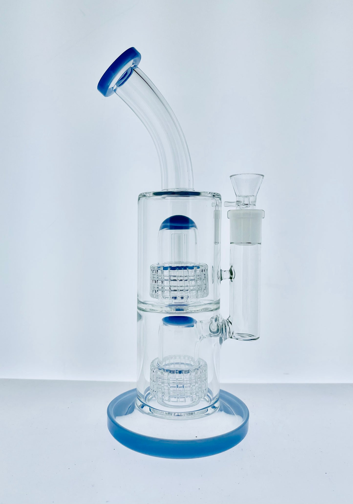 11" Double Matrix Perc Rig w/ Color Accents