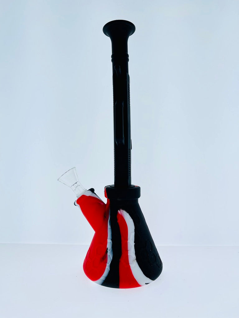 Silicone Gun Waterpipe 11"