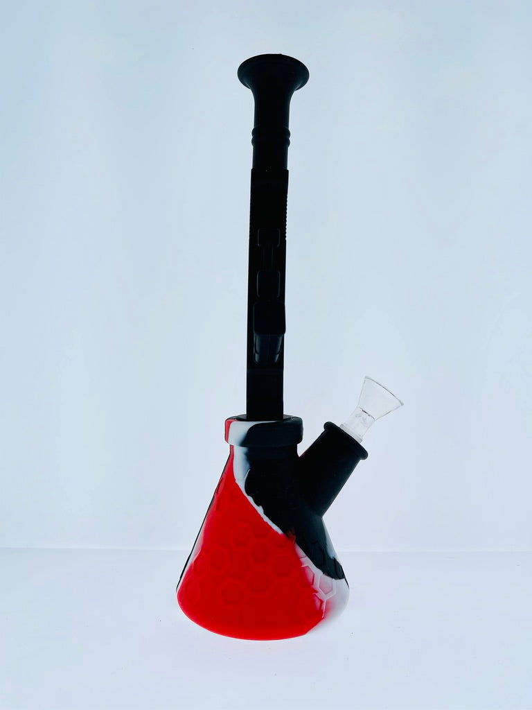 Silicone Gun Waterpipe 11"