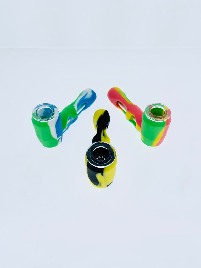 Silicone Hammer with Glass Chamber
