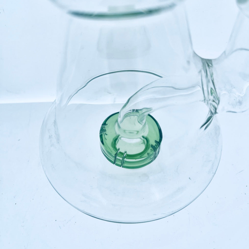 Curved Neck Colored Rig w/ Showerhead Perc
