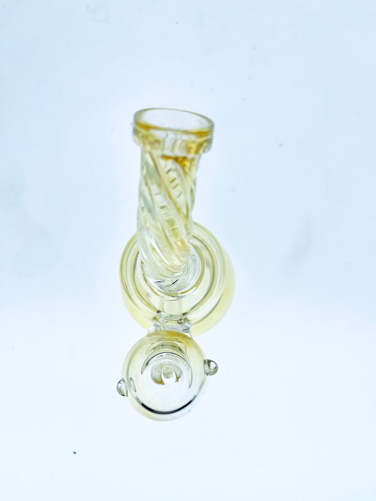 Curved Neck Fumed Rig w/ Showerhead Perc 6"