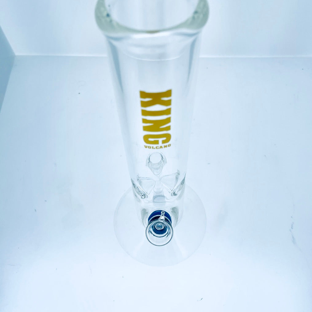King Volcano 9mm Straight Tube w/ Ice Catcher 10"