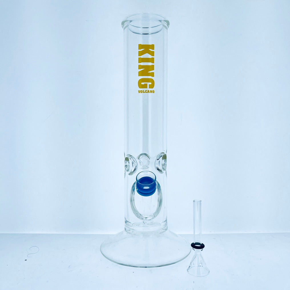 King Volcano 9mm Straight Tube w/ Ice Catcher 10"