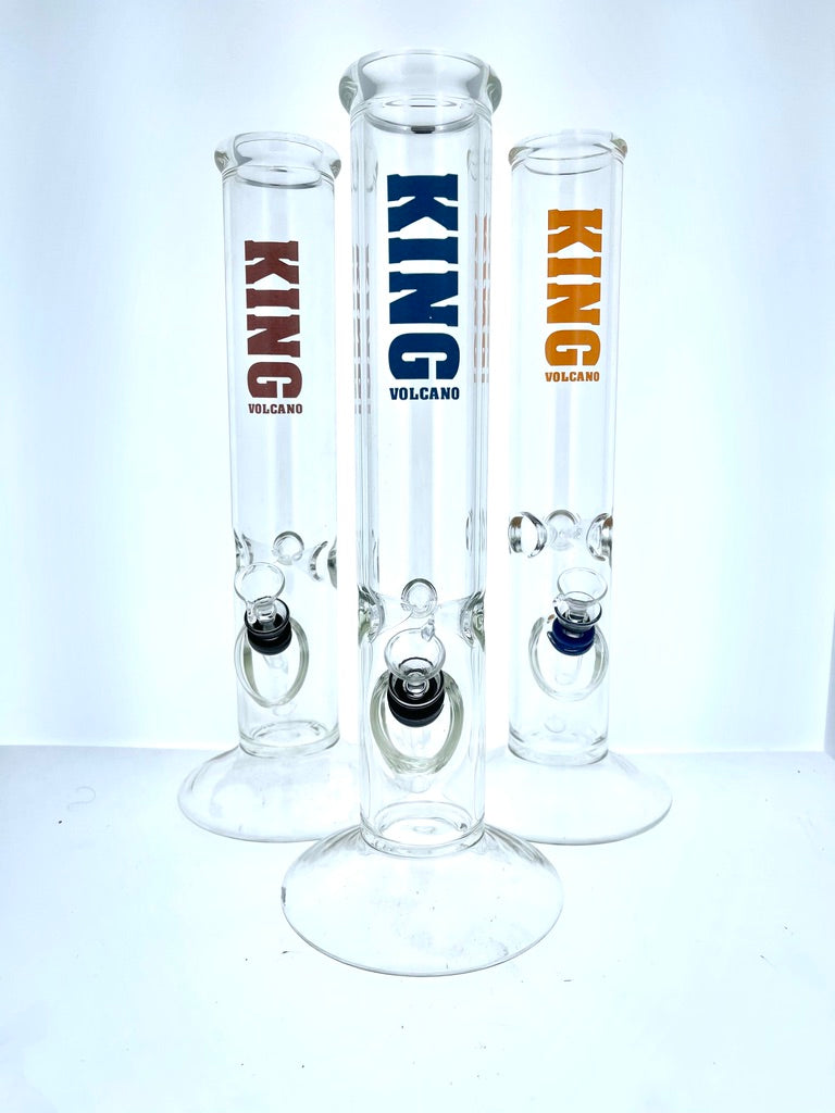 King Volcano 9mm Straight Tube w/ Ice Catcher 12"