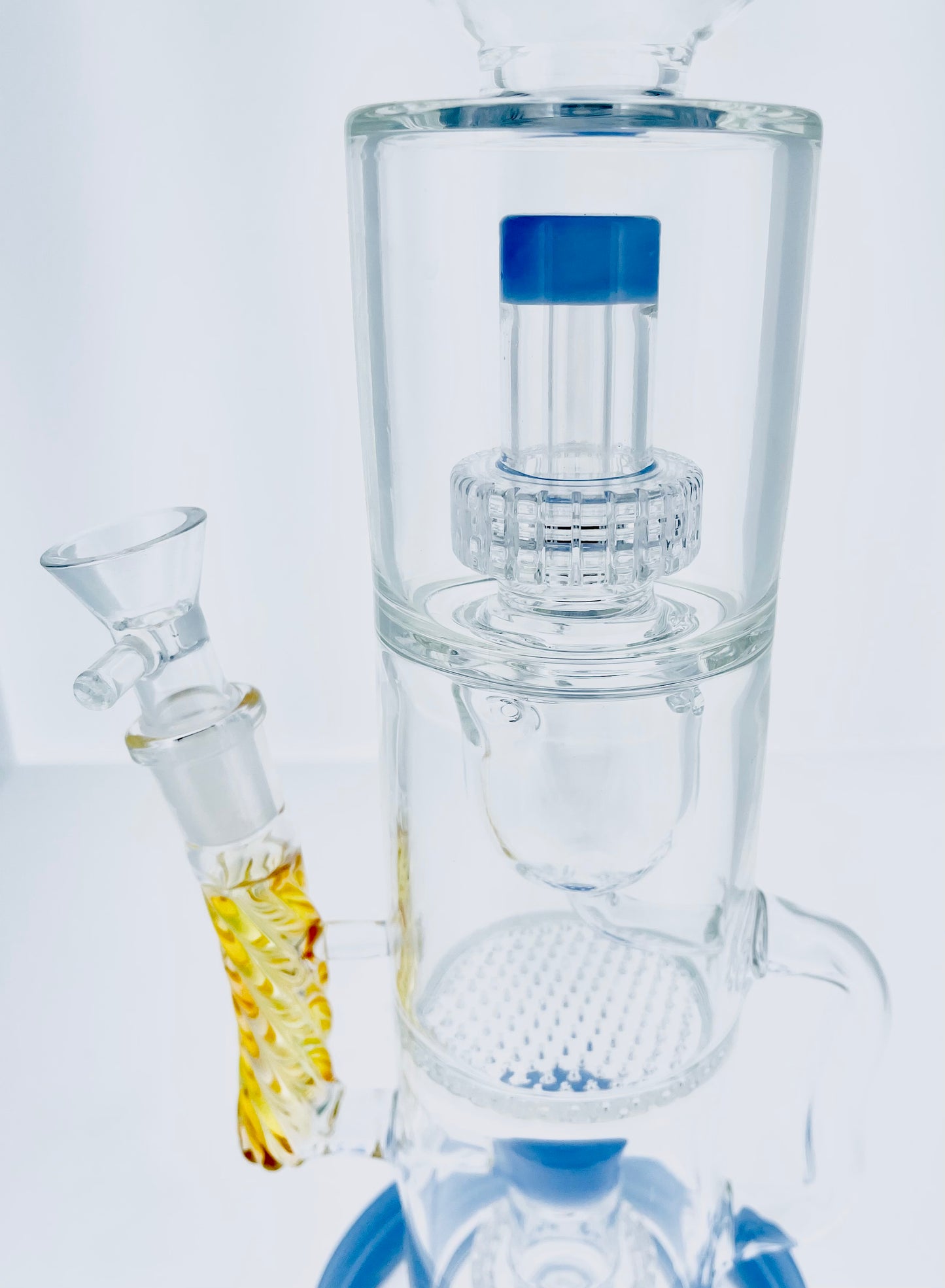 16.5" Recycler Rig w/ Color Accents & Triple Perc