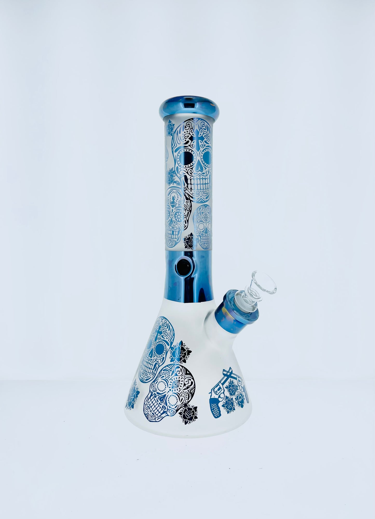13" Phoenix Themed Electroplated Beaker