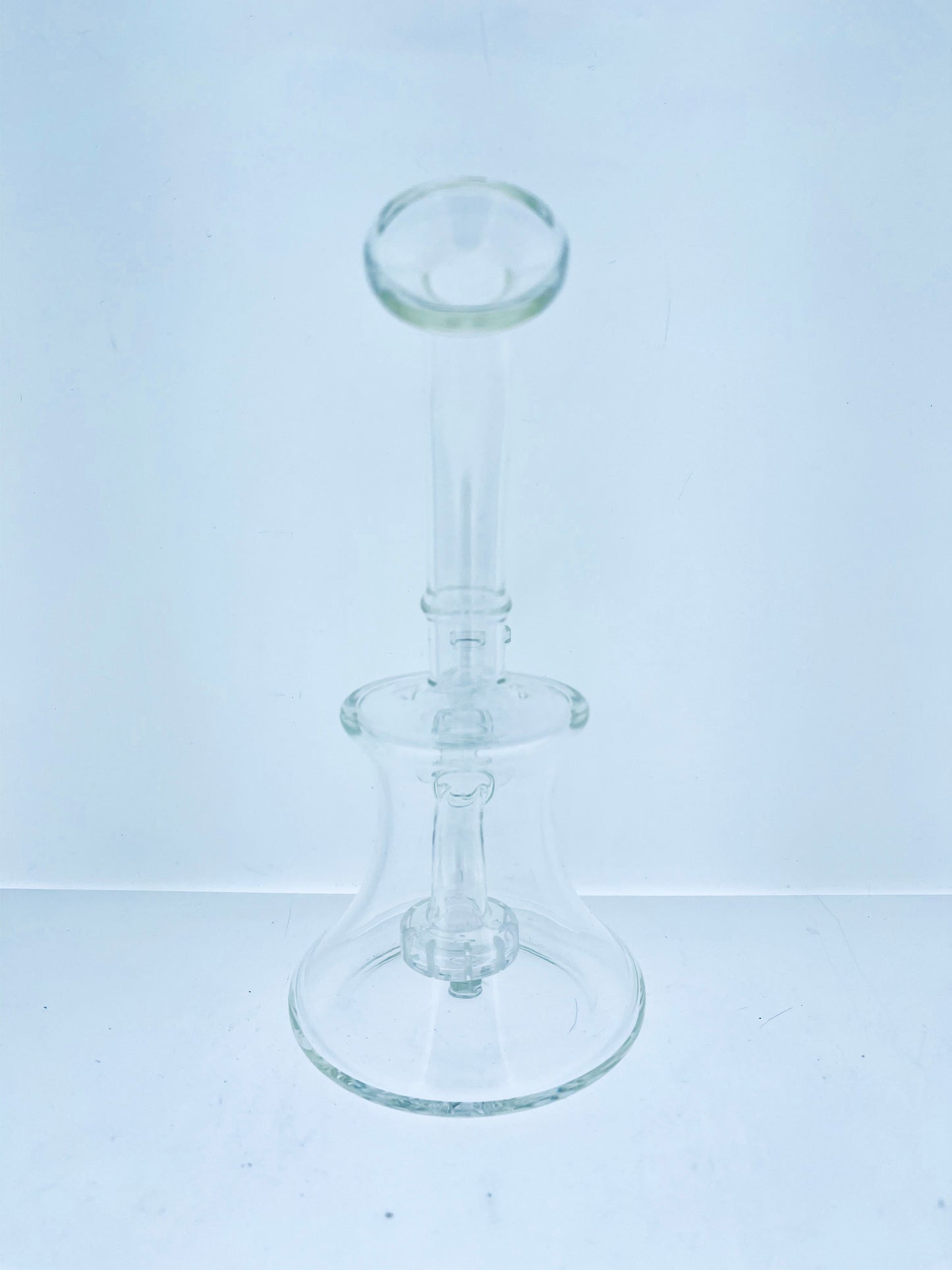 6.5" Clear Rig w/ Showerhead Perc