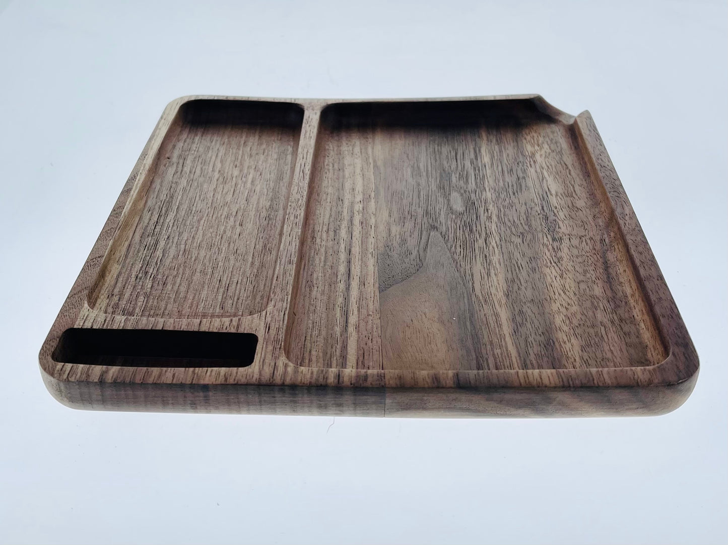 Dark Wood Rolling Tray