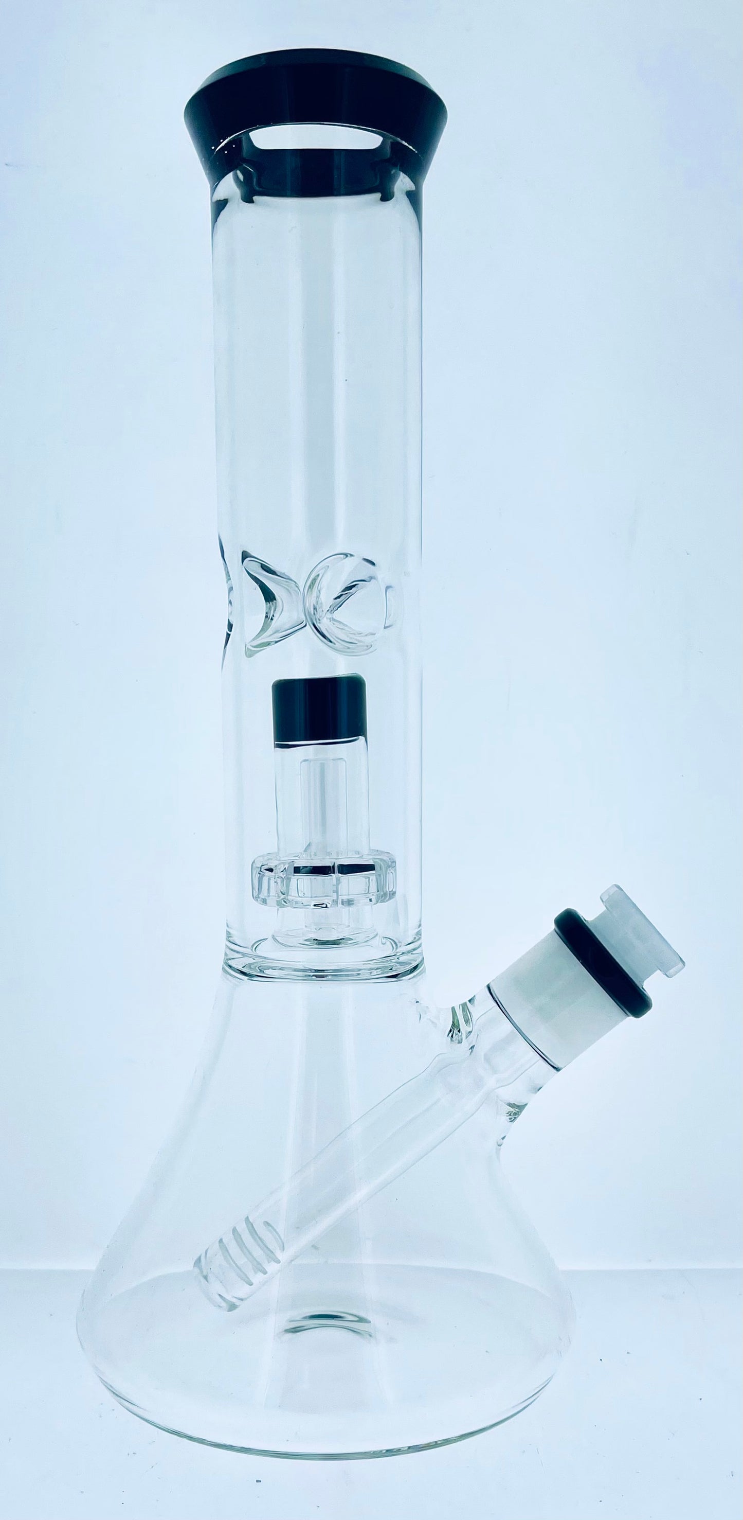 11" Beaker w/ Color Accents & Showerhead Perc