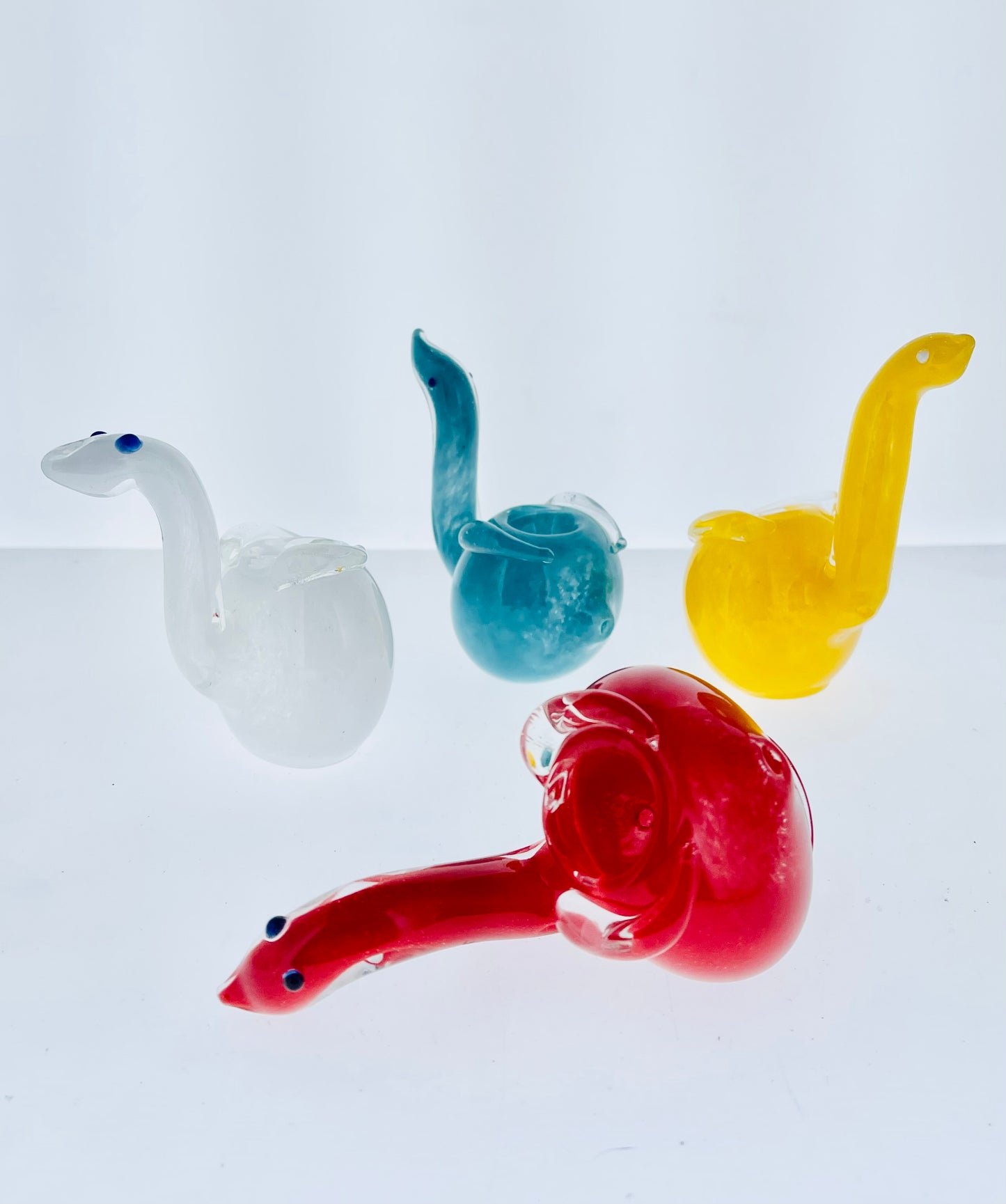 Fritted Animal Hand Pipe