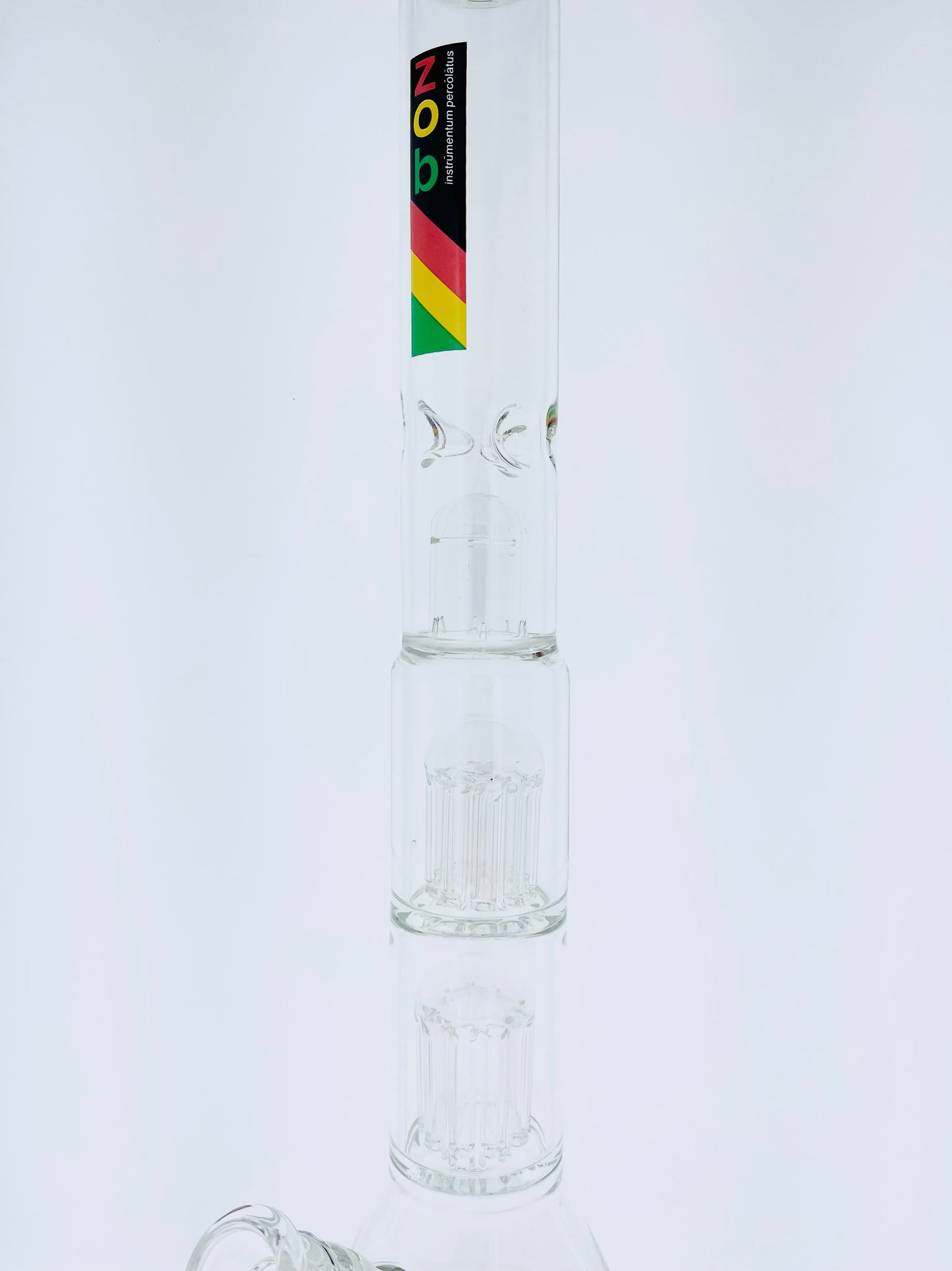 Zob 18" Beaker w/ Double Tree Arm Perc & Splash Guard