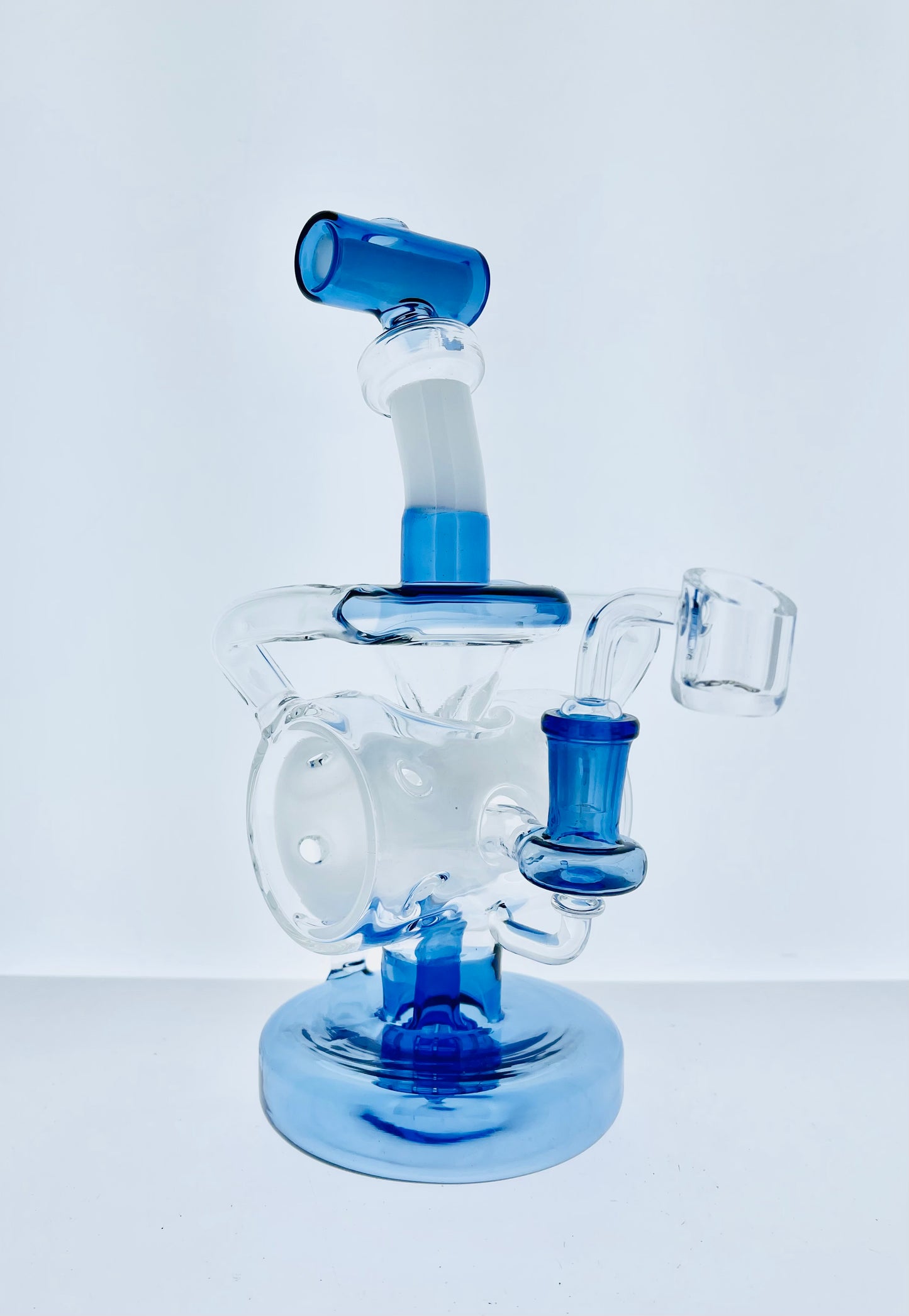 9" Fab Recycler w/ Round Pass Through