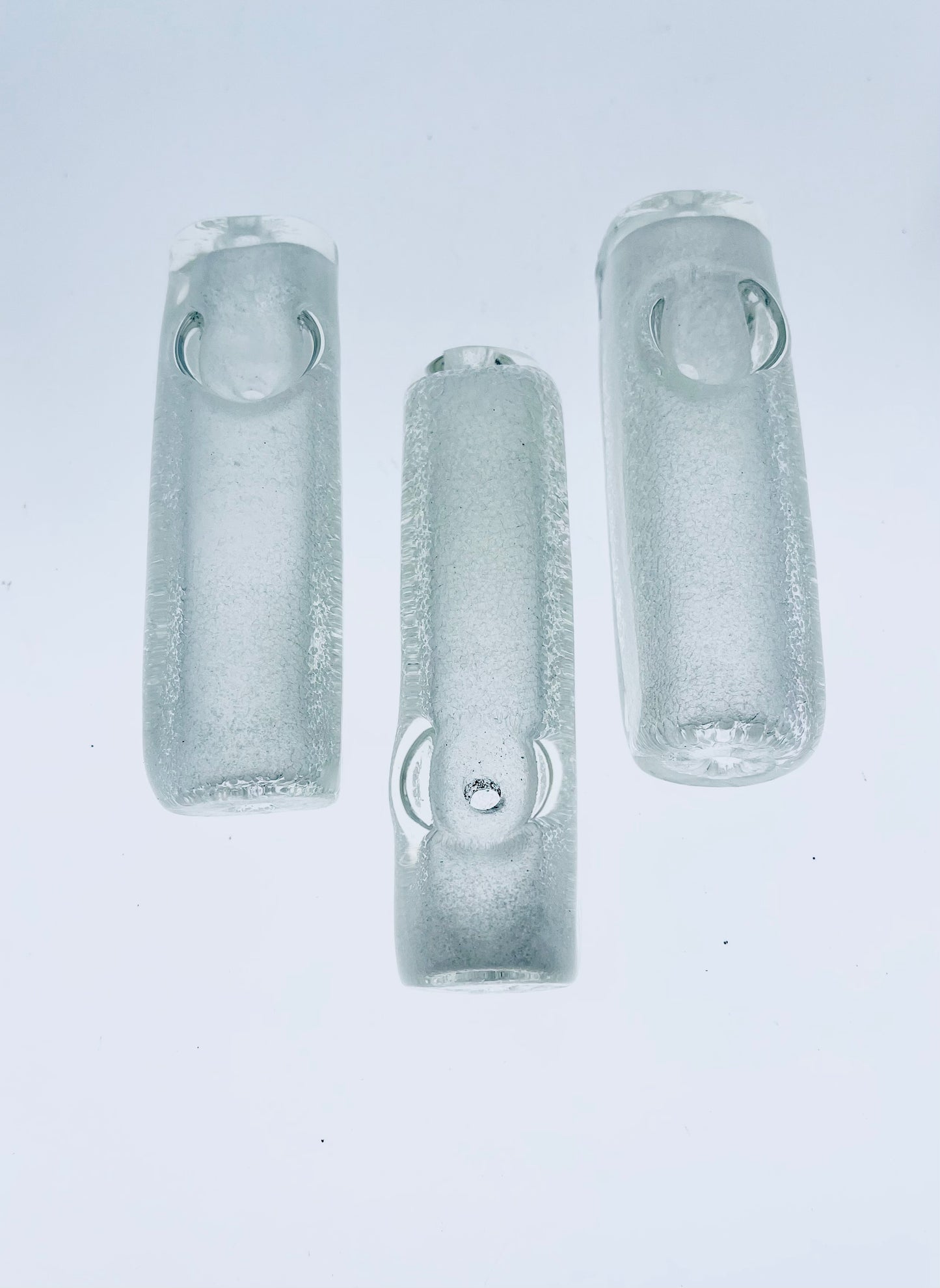 Atomic Glass 3" Glow N The Dark Square Hand Pipe