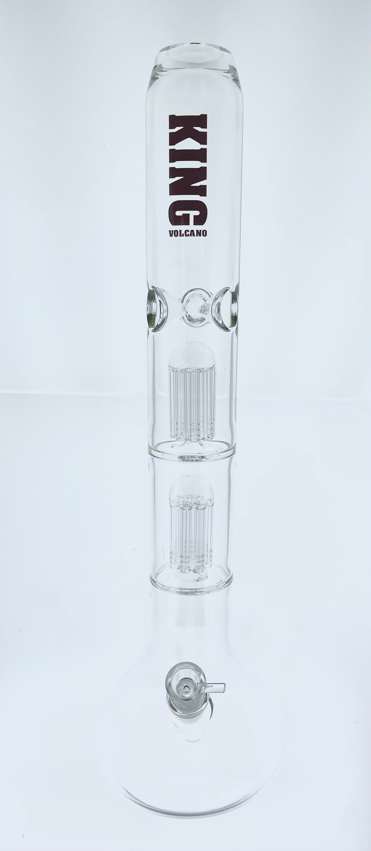 King Volcano 65mm Beaker w/ Perc & Ice Catch
