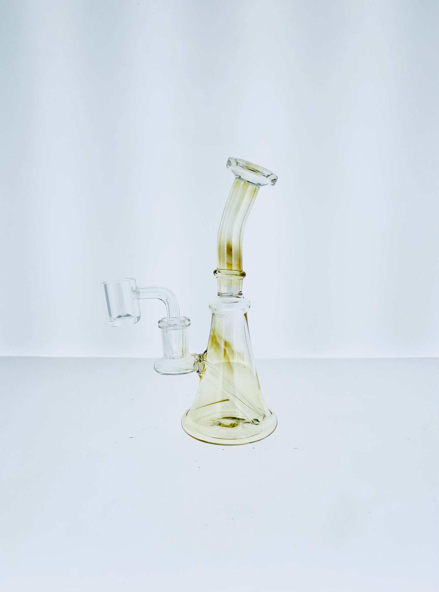 6" Fumed Bent Neck Rig