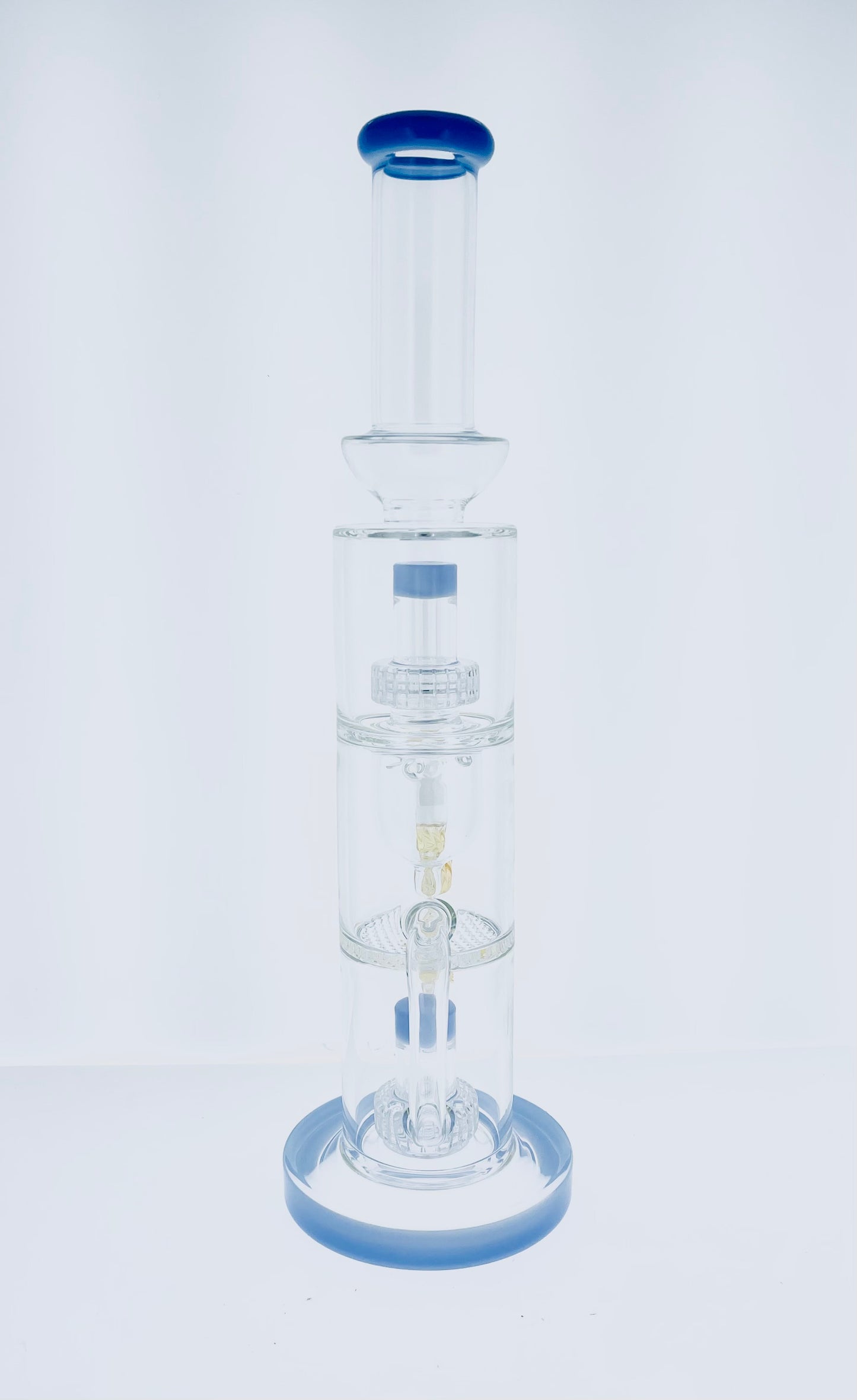16.5" Recycler Rig w/ Color Accents & Triple Perc