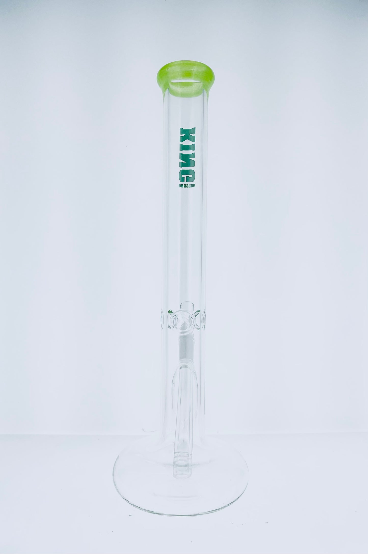 King Volcano 14" Donut Beaker w/ Color Lip & Ice Catch