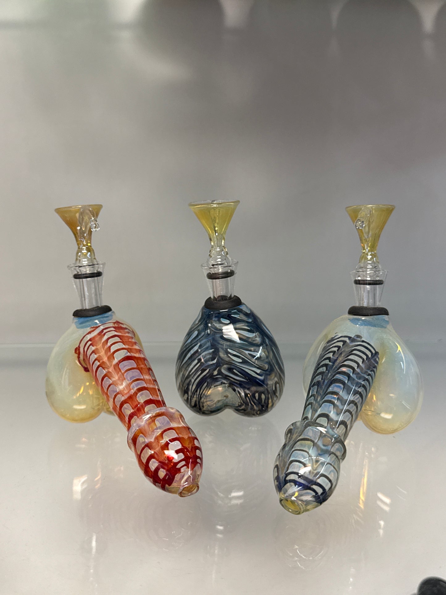 Penis and Balls Fume & Stringer 9mm Bubbler
