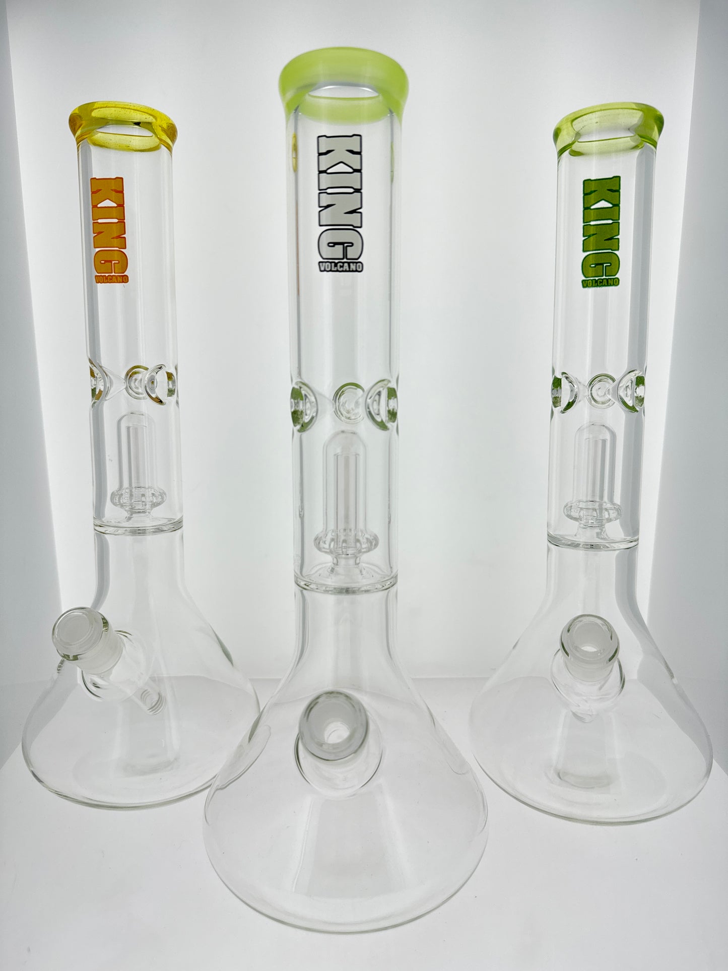 King Volcano 50x5 Showerhead Beaker with Color