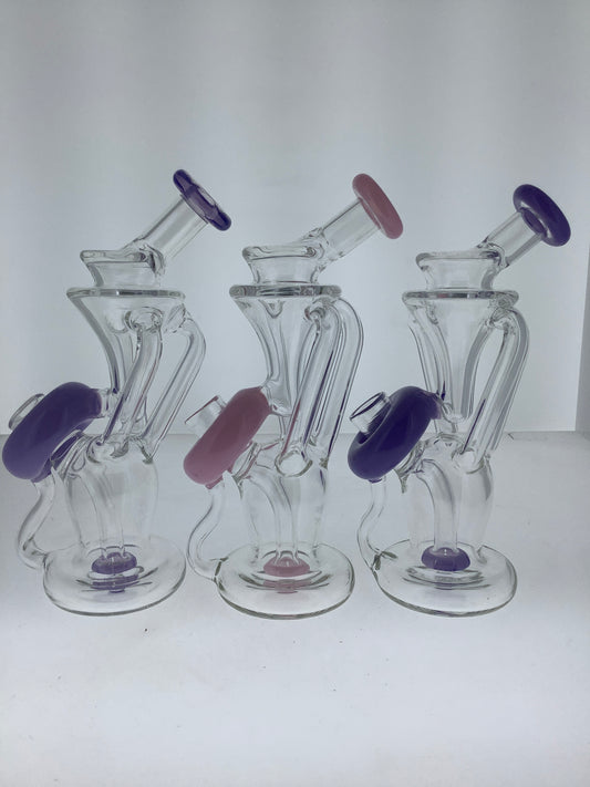 7" Color Donut Recycler w/ Showerhead Perc