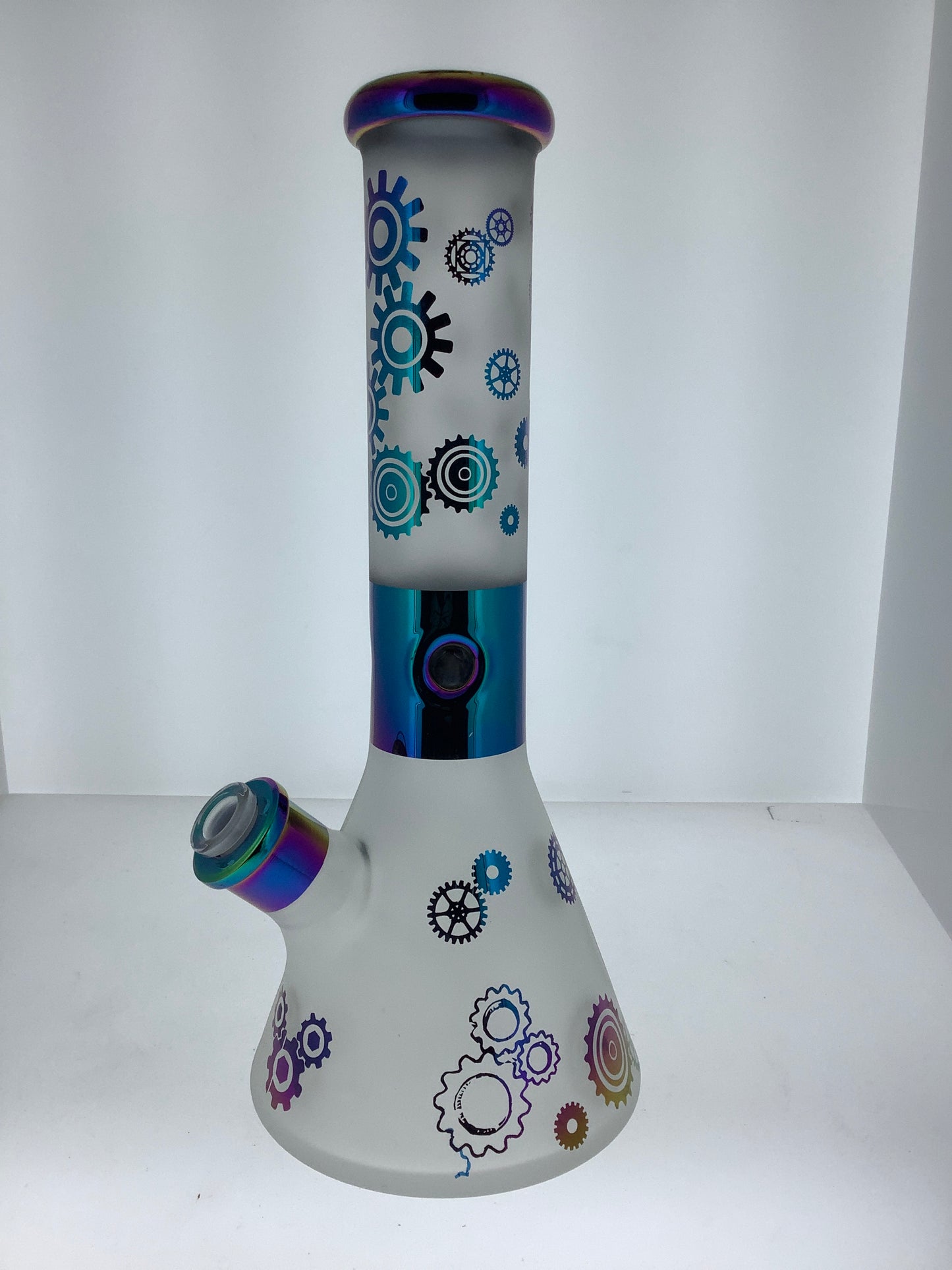 13" Phoenix Themed Electroplated Beaker