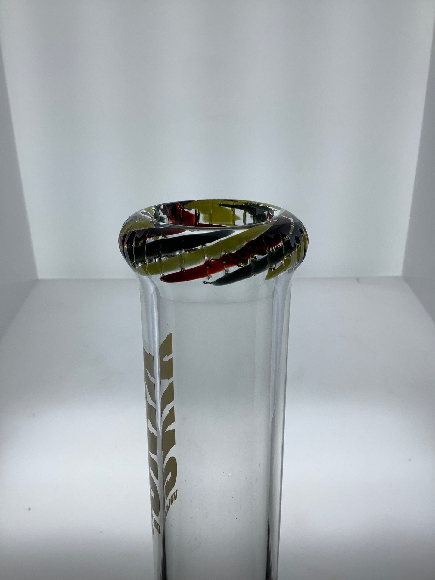 King Volcano 15" Straight Rig w/ Color Matrix Perc & Worked Mouth