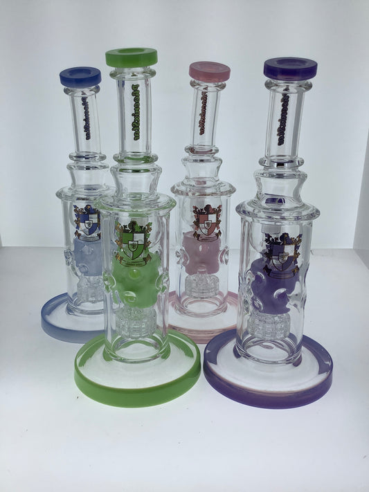 10" Phoenix Bent Neck Rig w/ Straight Fab & Matrix Perc w/ logo