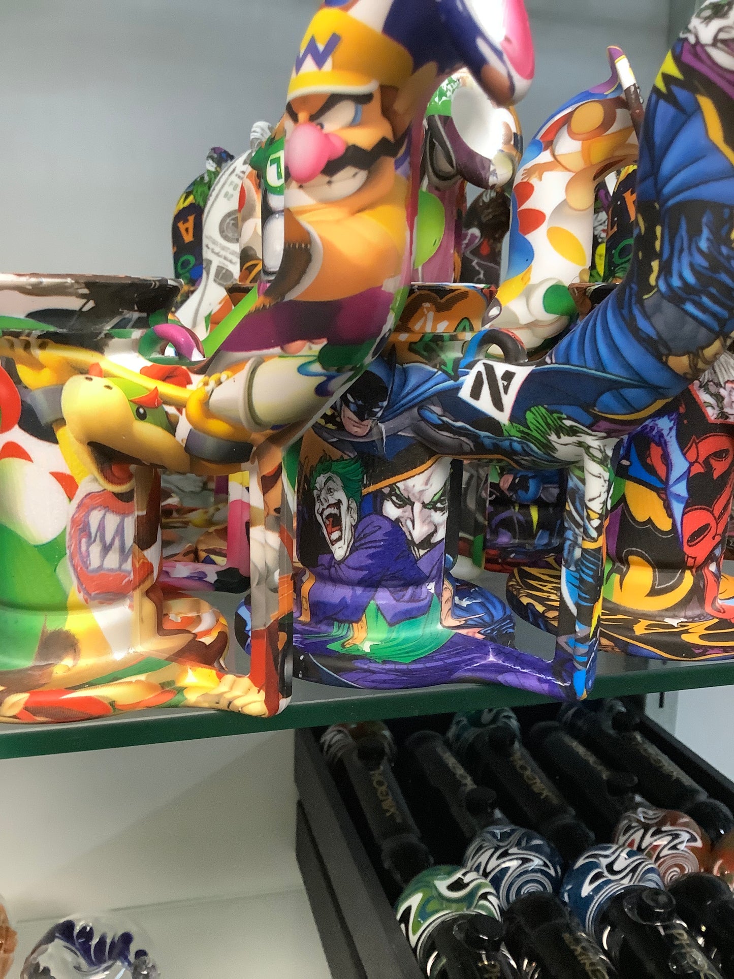 6” Silicone Rig w/ various designs