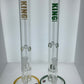 King Volcano 18" Straight Tube w/ Stem line & Rock Candy Perc