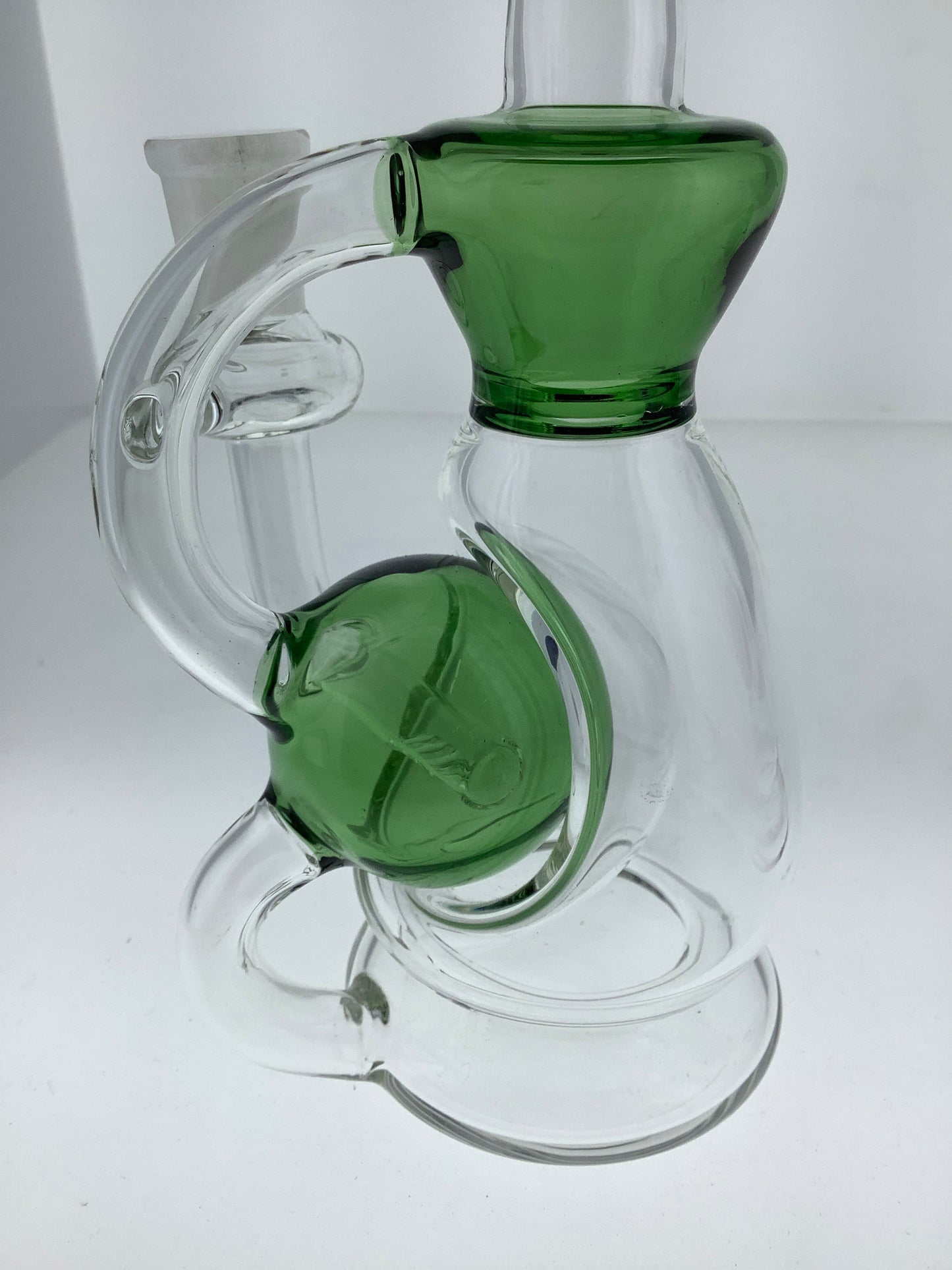 9" Color Ball Bent Neck Recycler