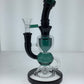 8" Color Recycler Rig w/ Shower Head Perc