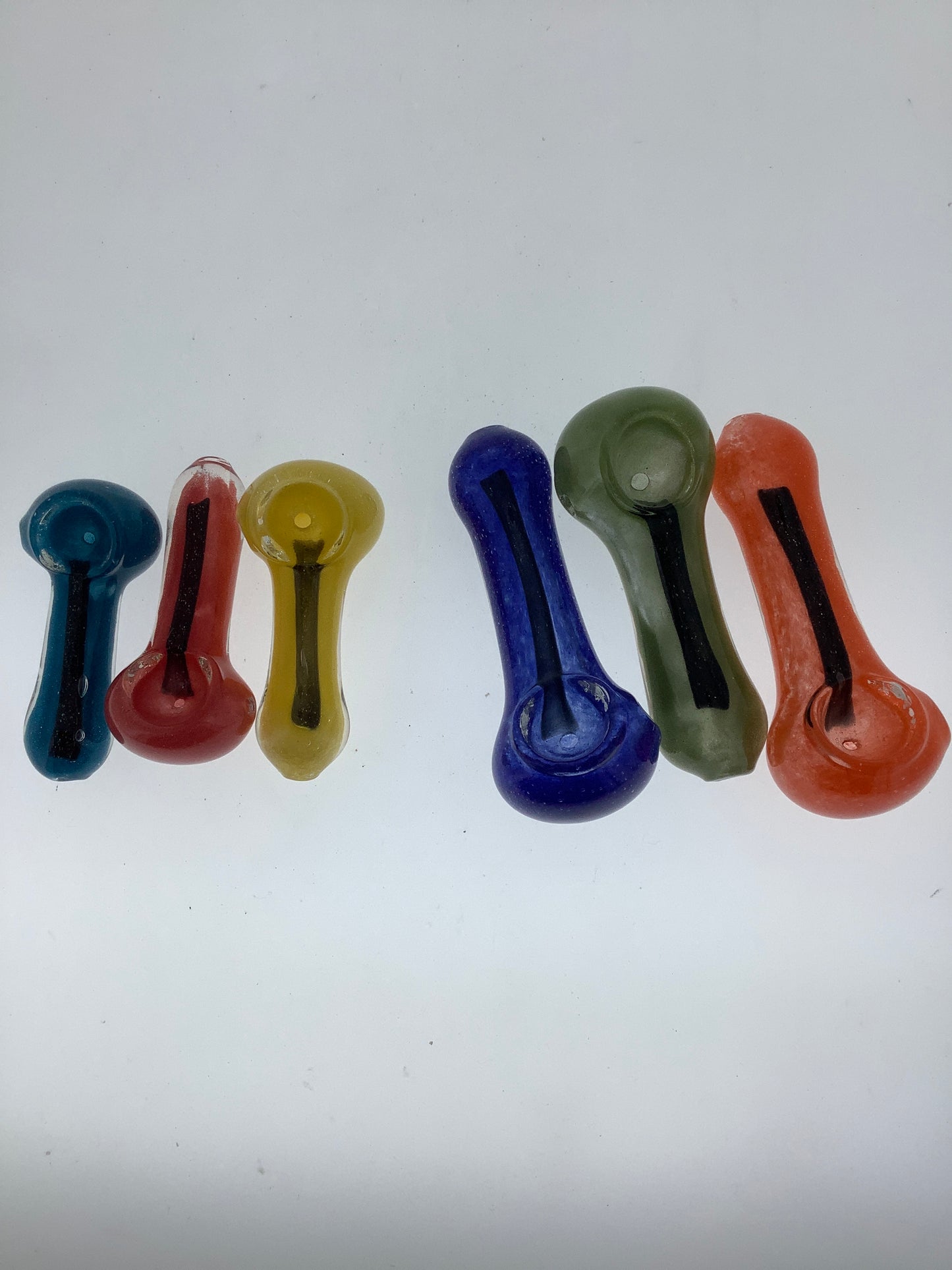 Frit Hand Pipe w/ Dicro Strip