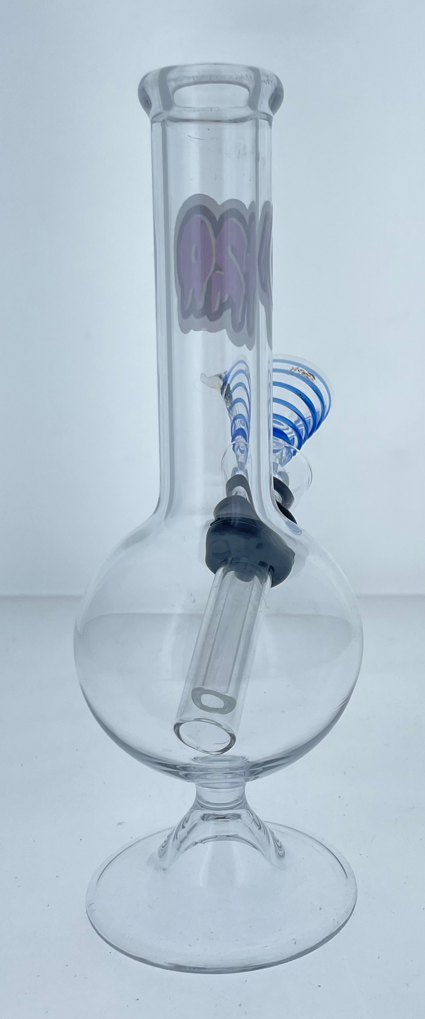 7" Graphic Bubble Beaker on Pedestal