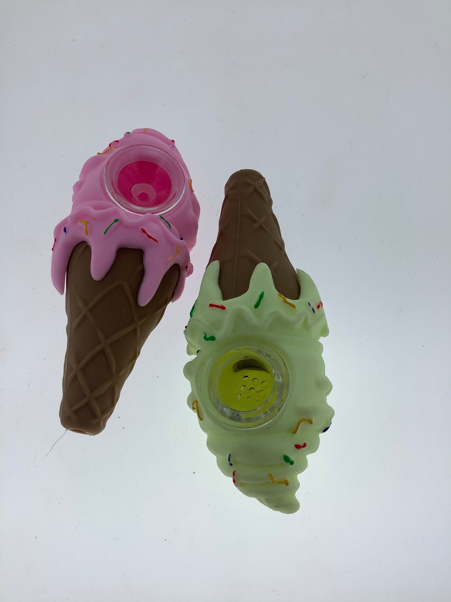 Silicone ice cream Hand Pipe