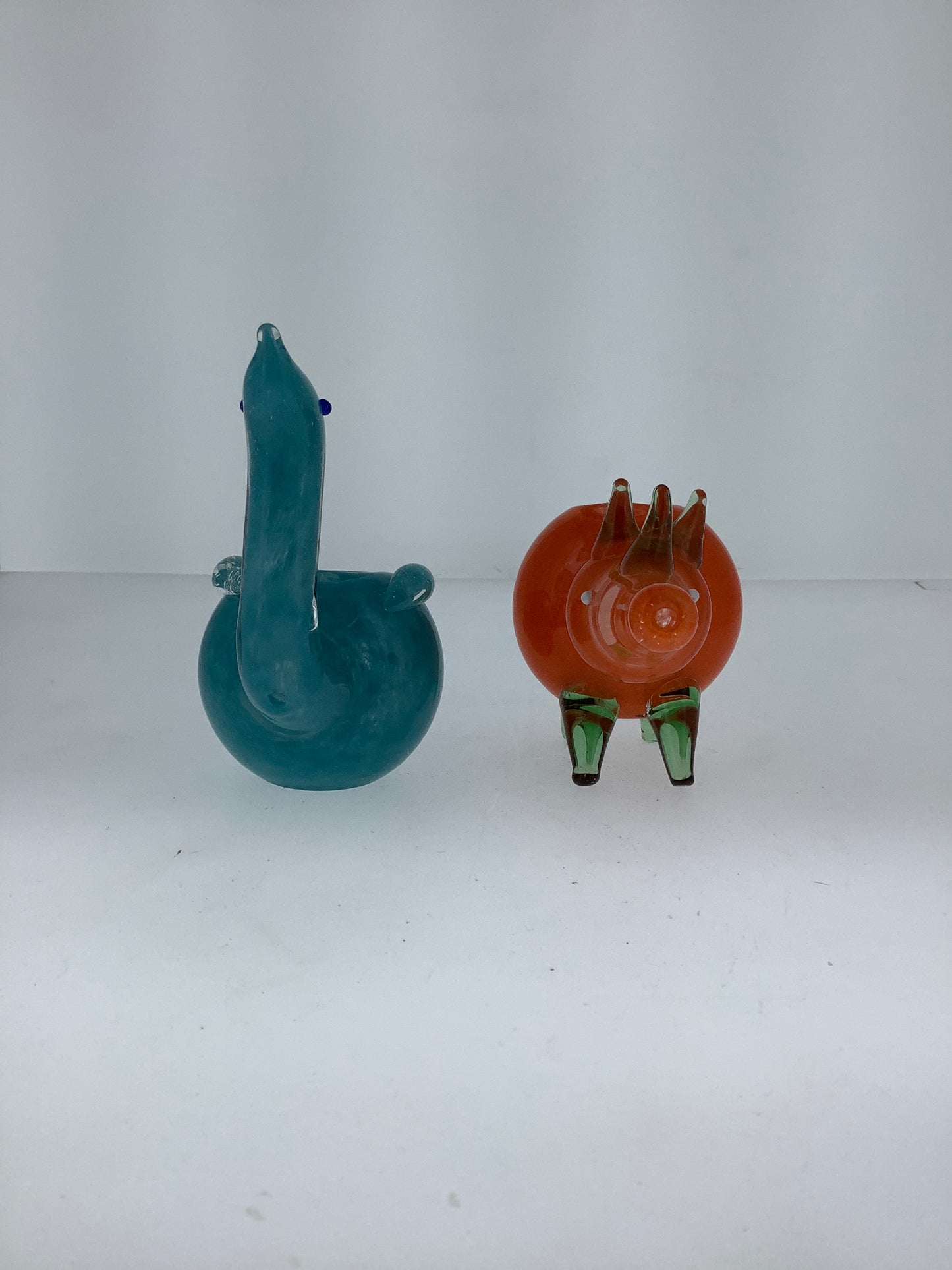 Fritted Animal Hand Pipe