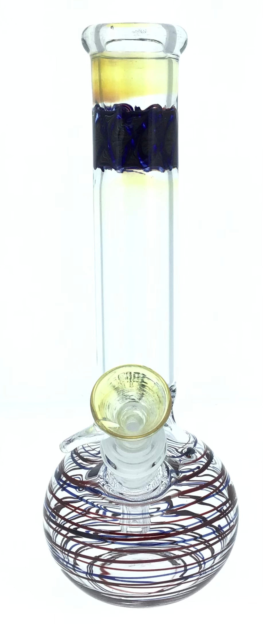 10” Wrap and Rake Bubble Beaker Mixed Colors