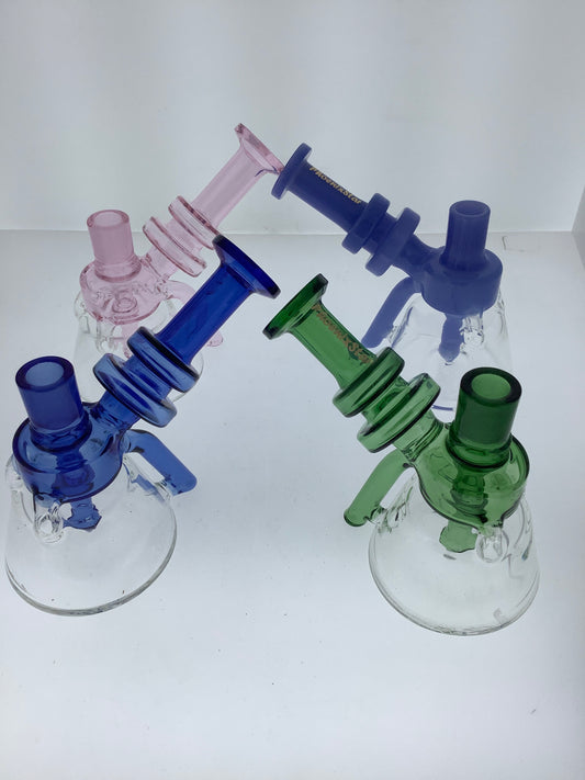 7" Half Color Recycler w/ Bent Neck