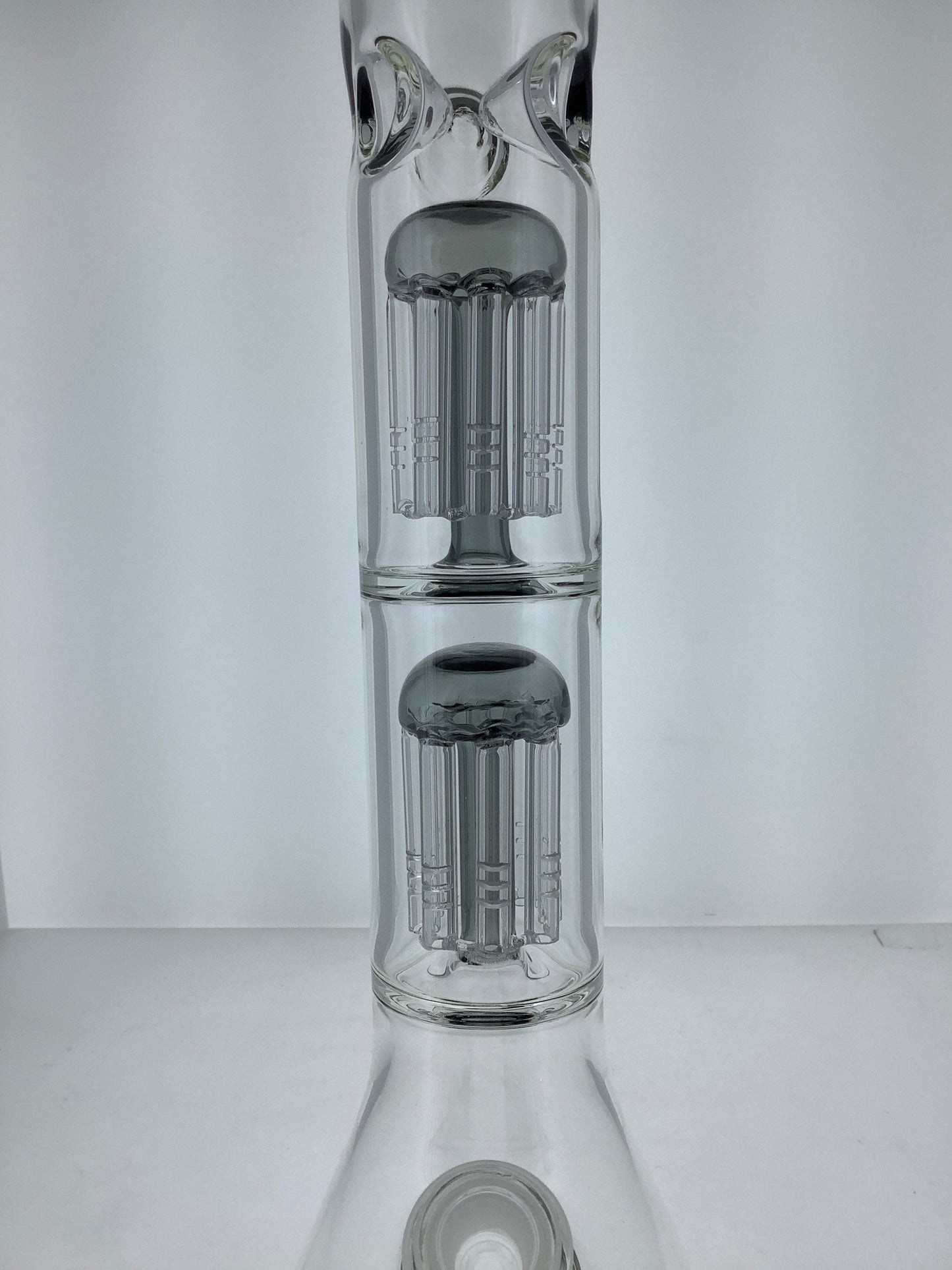 18" Double Perc Beaker w/ Color