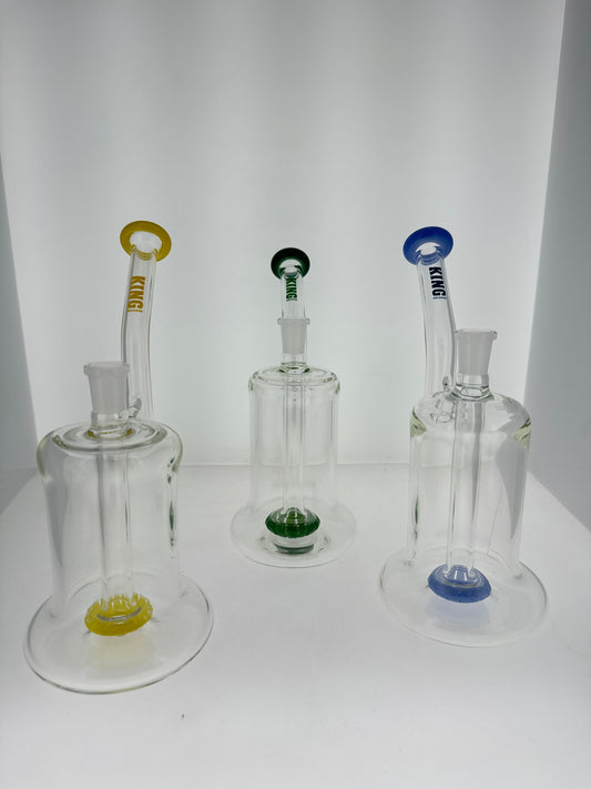 King Volcano Showerhead Bubbler with Color